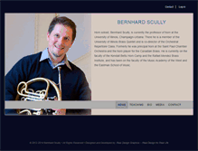 Tablet Screenshot of bernhardscully.com